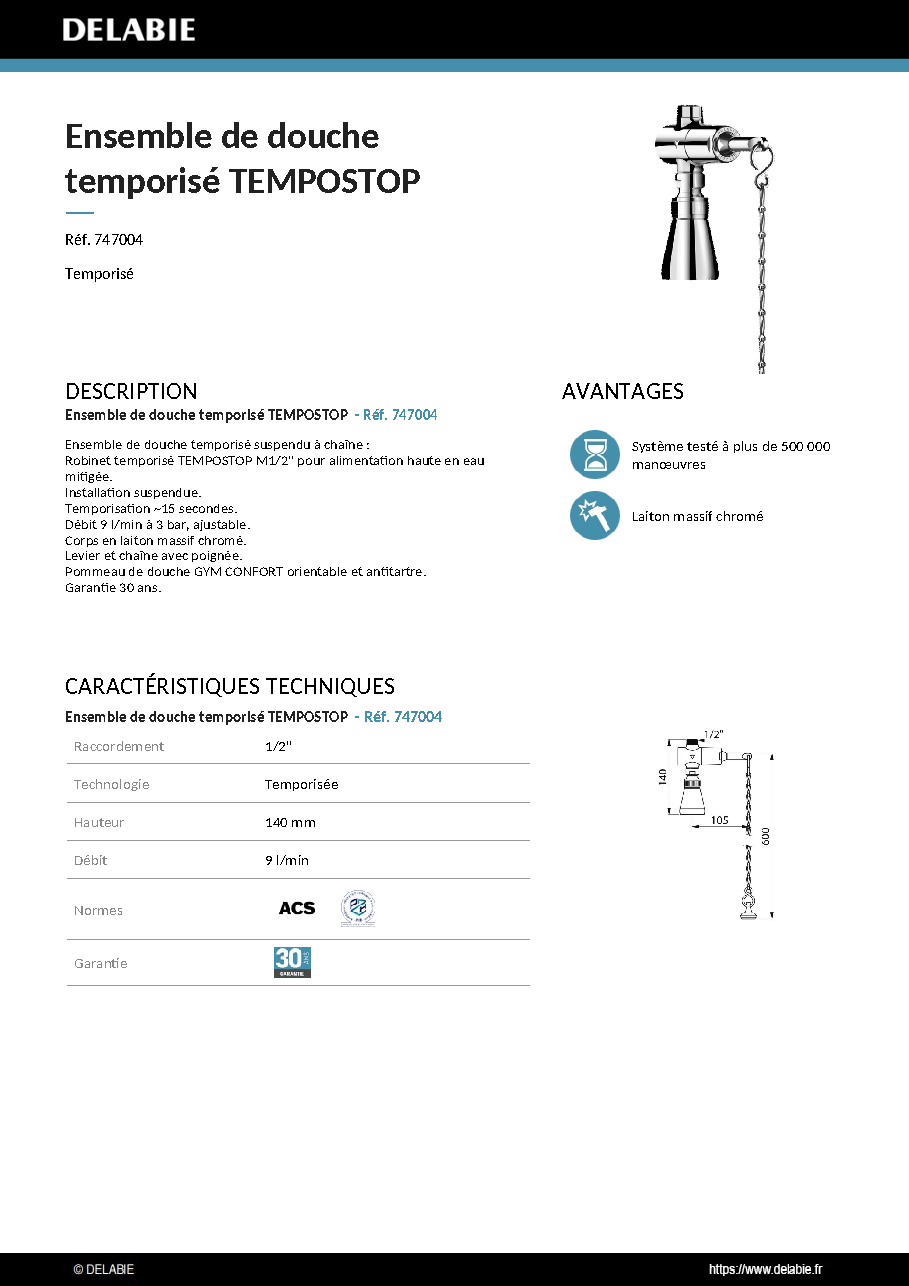Fiche technique fournisseur