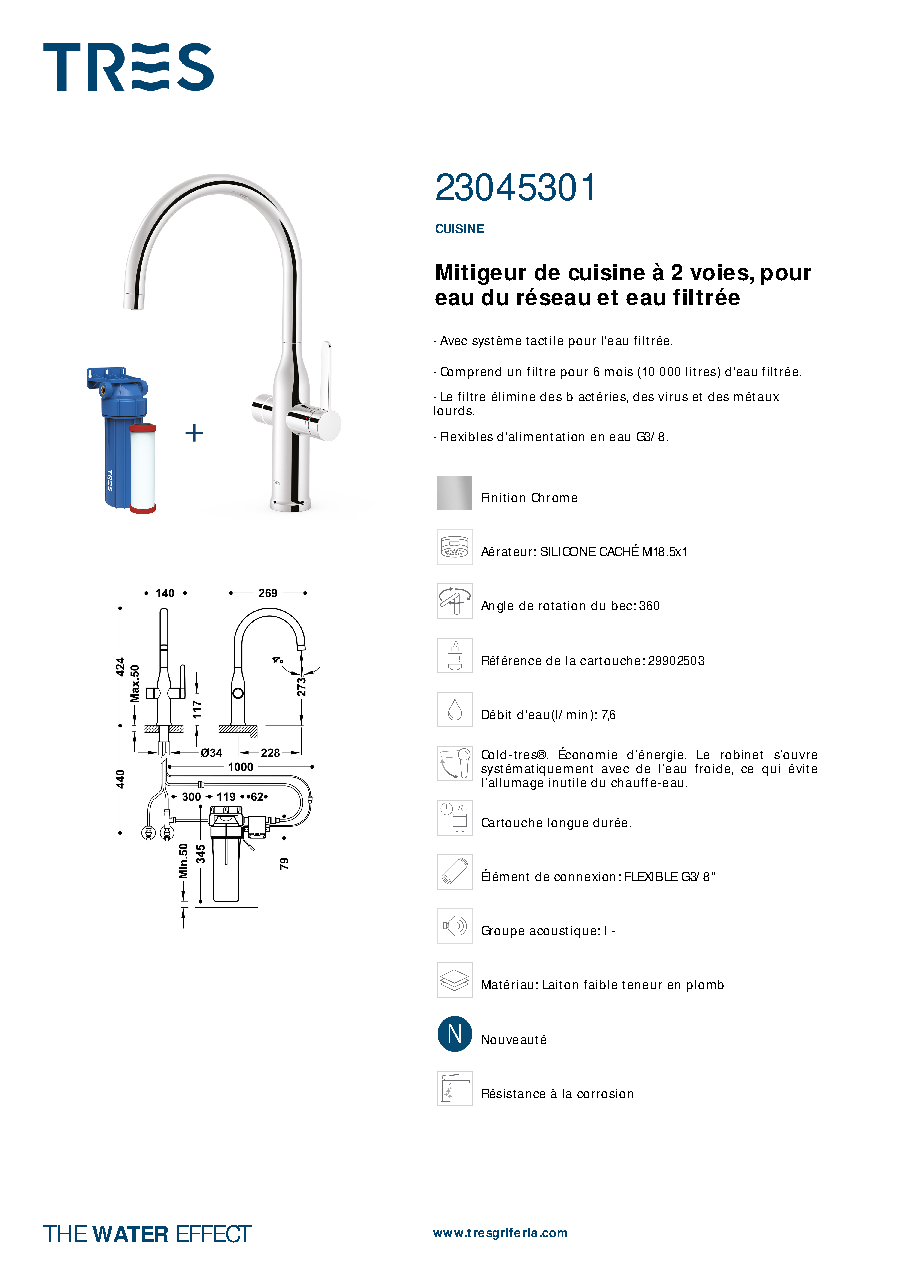 Fiche technique fournisseur