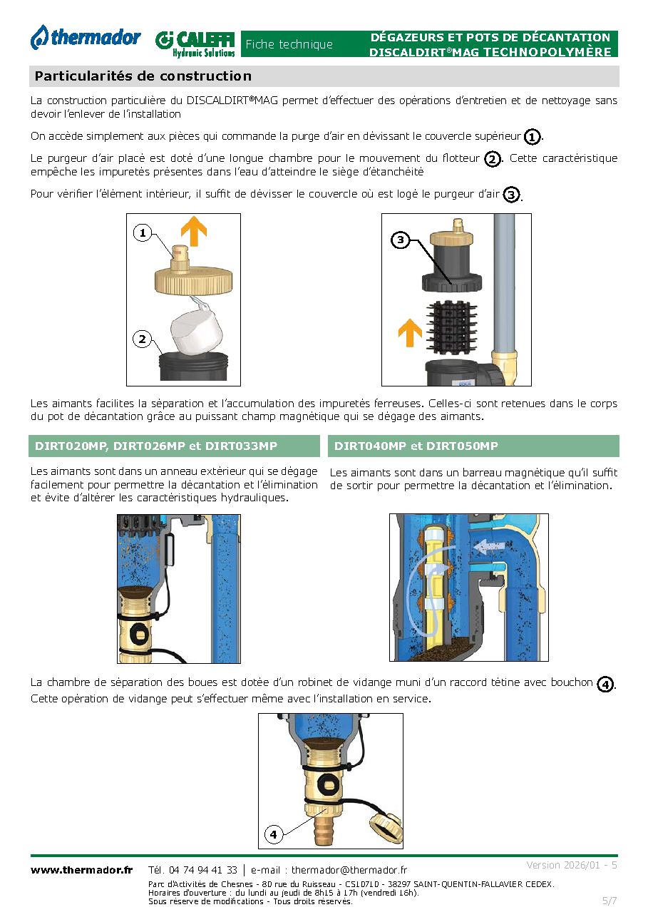 Fiche technique fournisseur