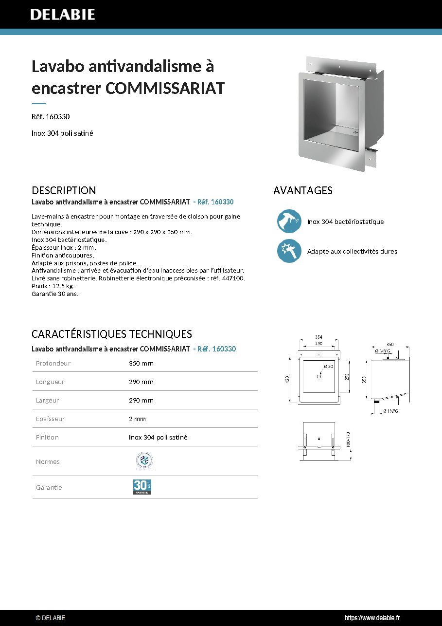 Fiche technique fournisseur