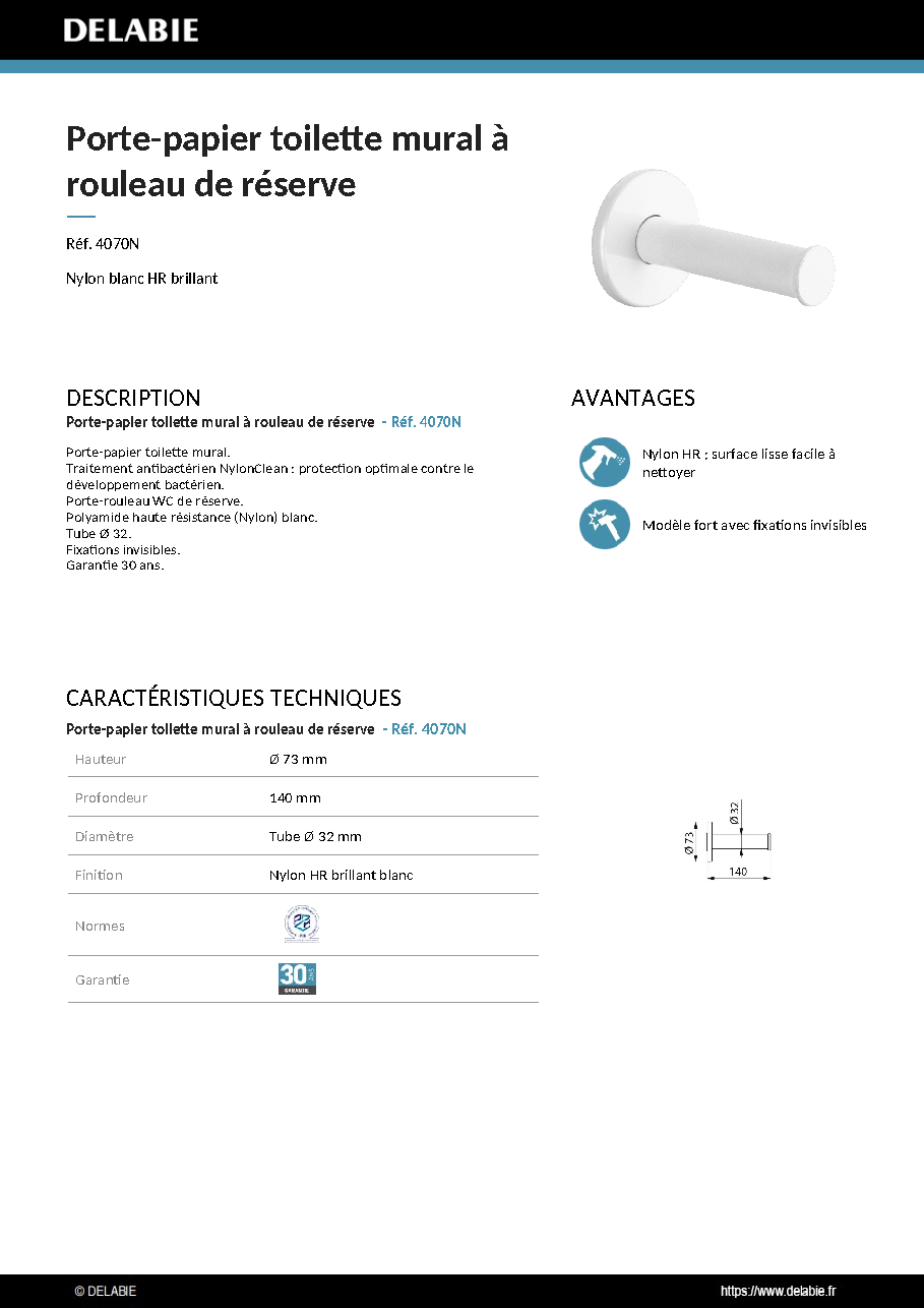 Fiche technique fournisseur