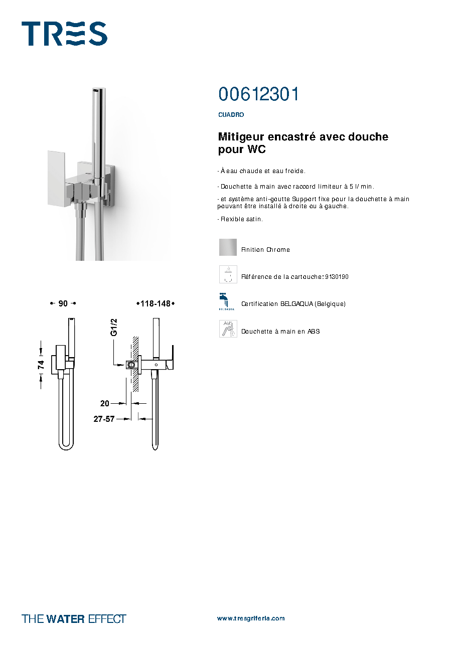 Fiche technique fournisseur