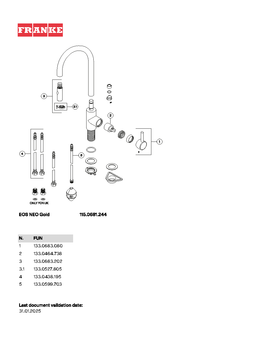 Fiche technique fournisseur