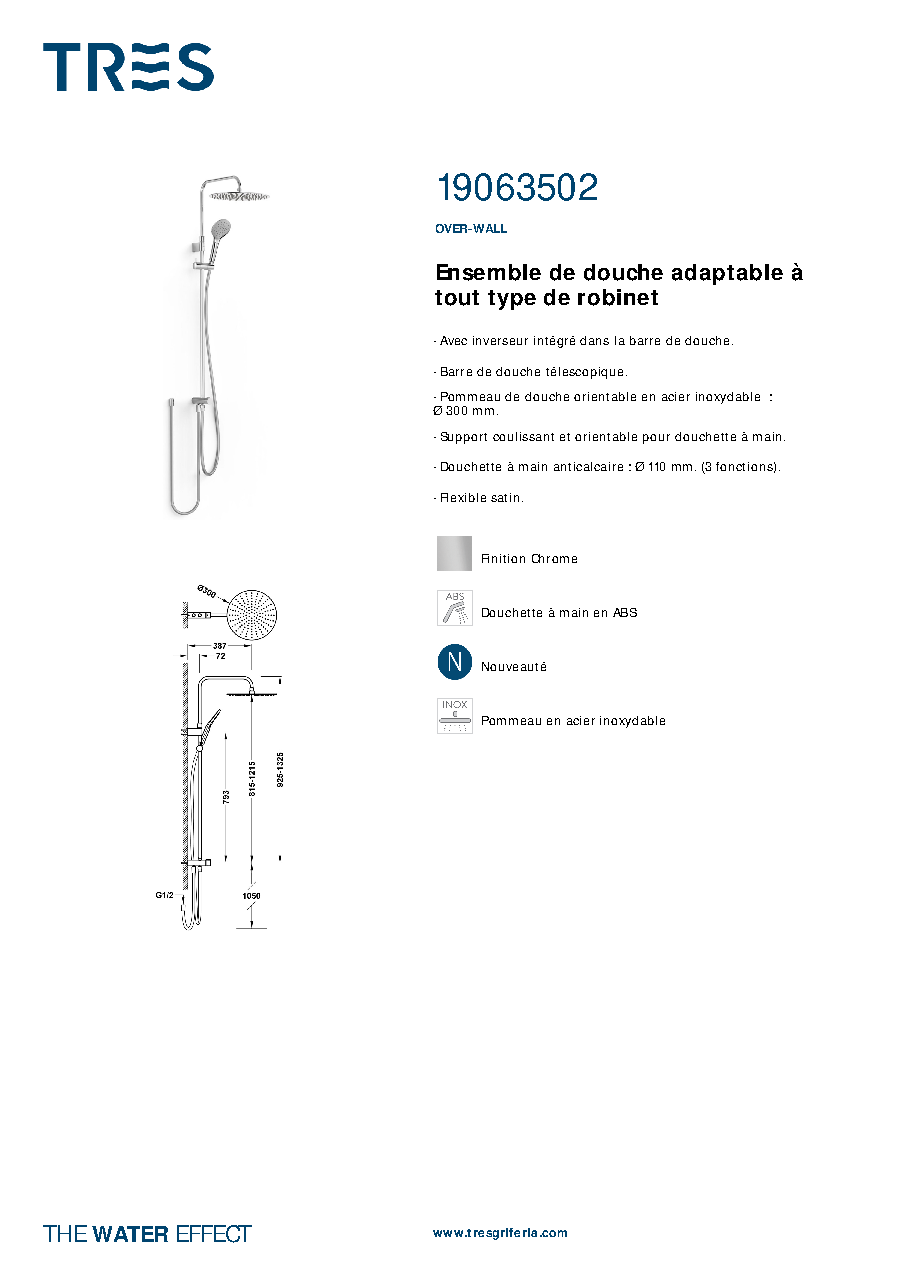Fiche technique fournisseur