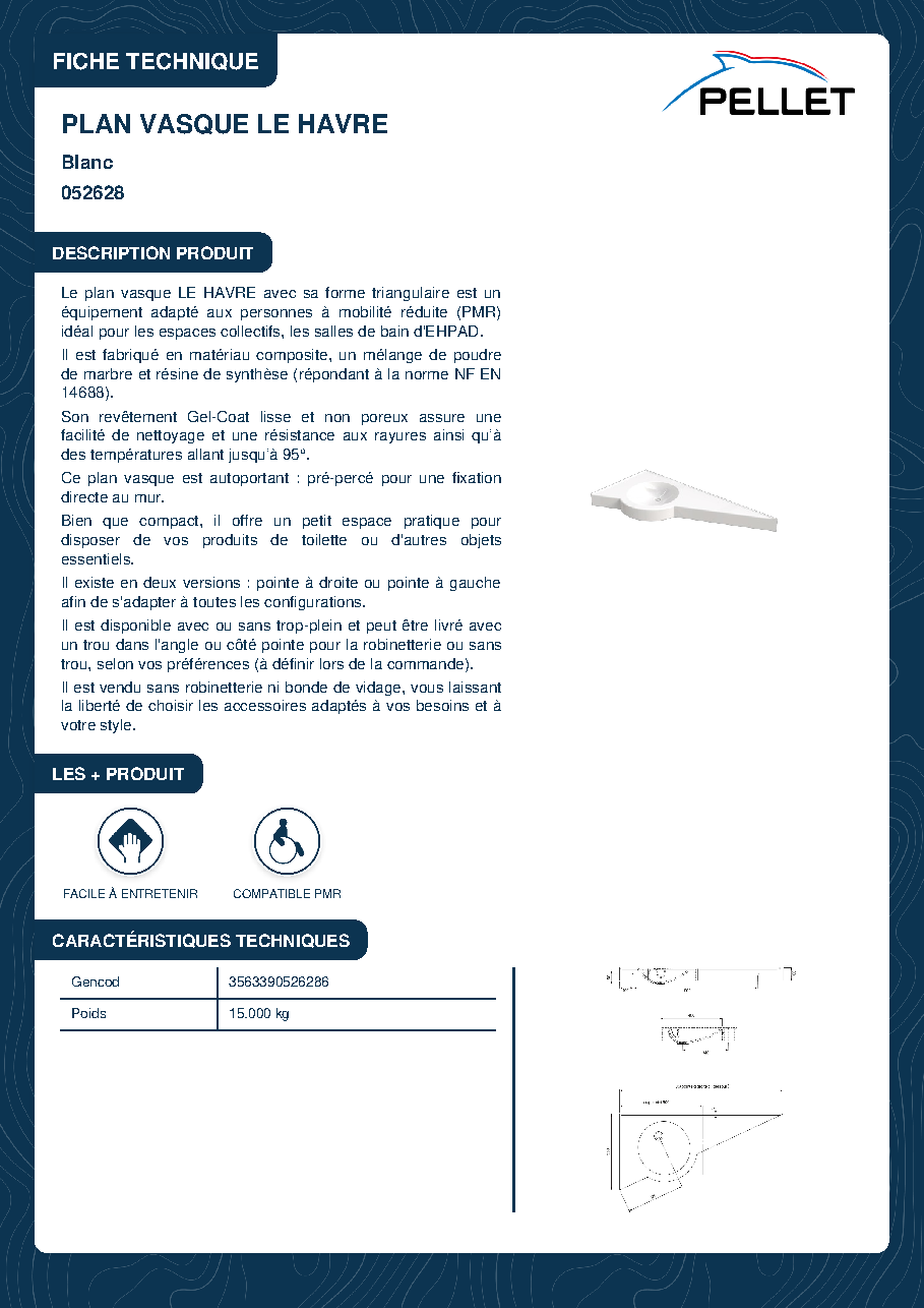 Fiche technique fournisseur