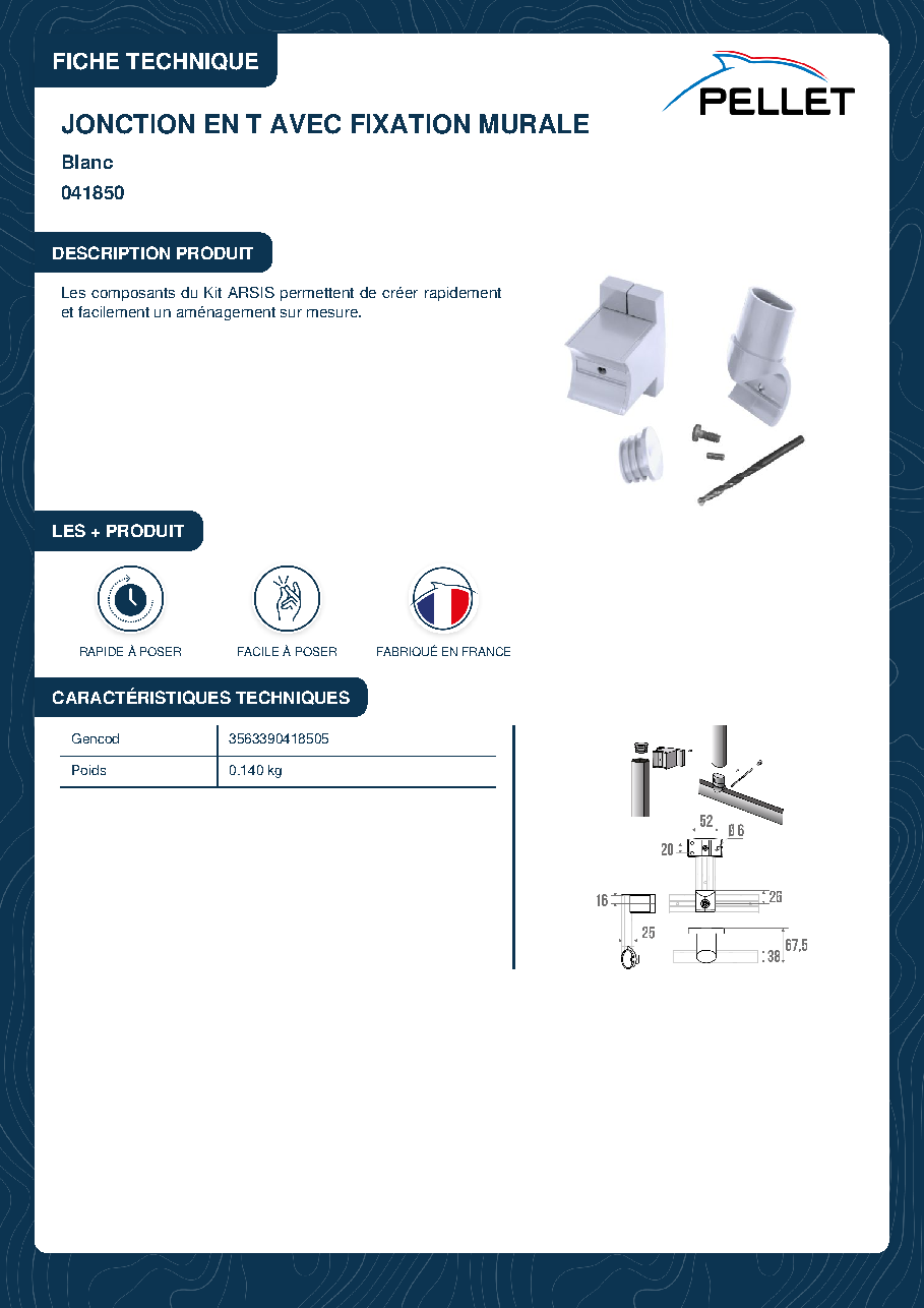 Fiche technique fournisseur