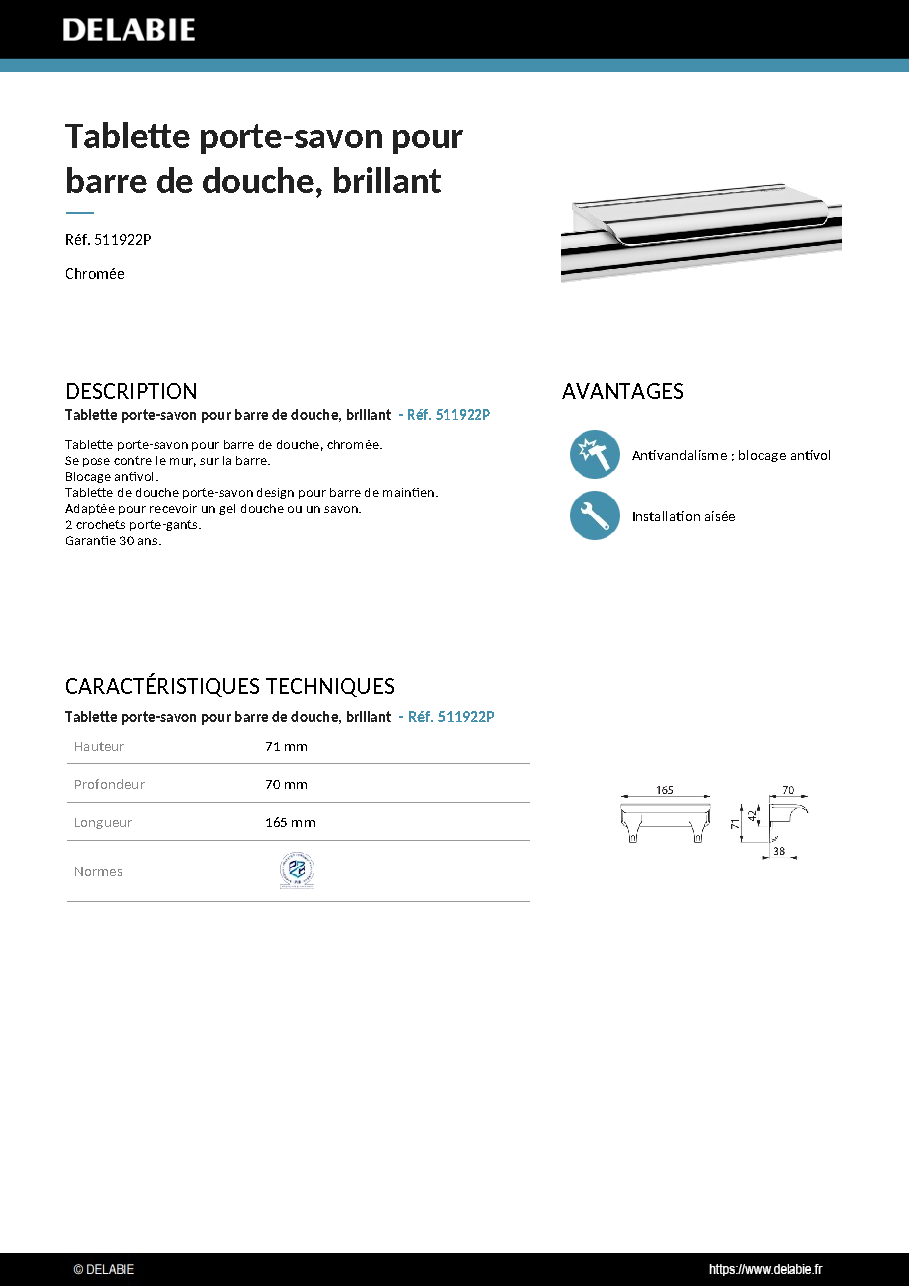 Fiche technique fournisseur