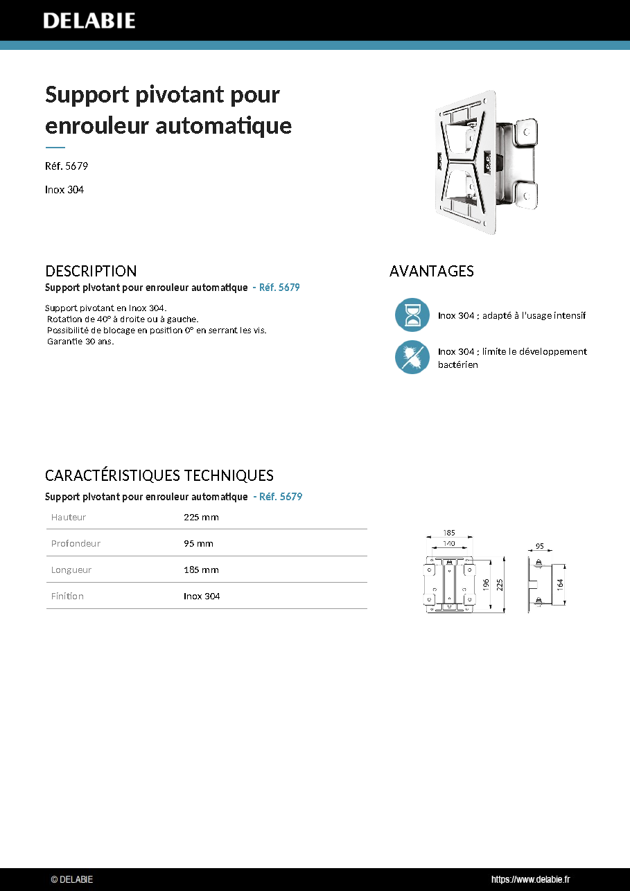 Fiche technique fournisseur