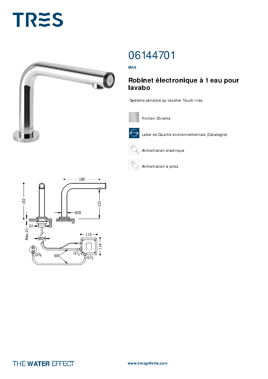Fiche technique fournisseur