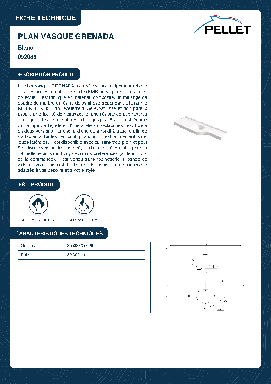 Fiche technique fournisseur