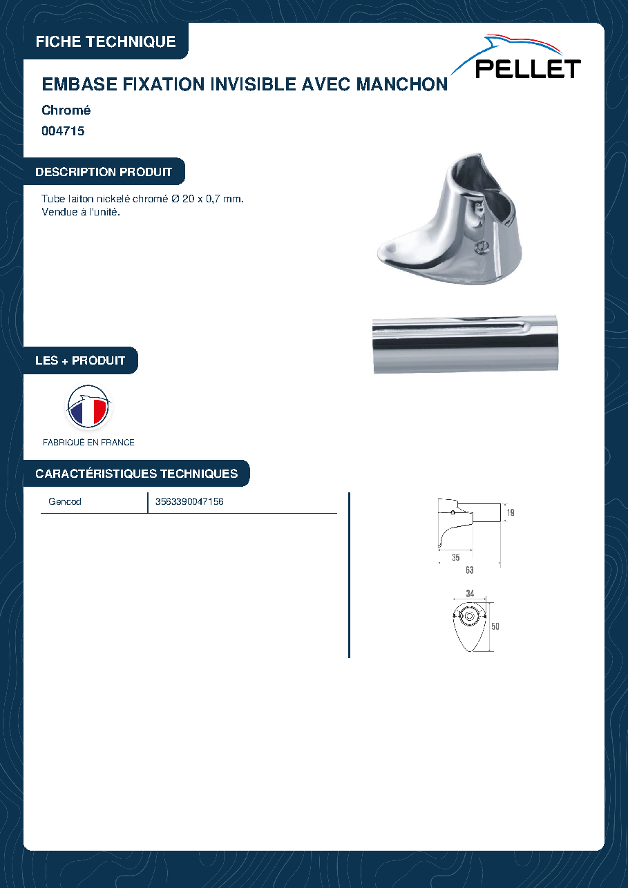 Fiche technique fournisseur