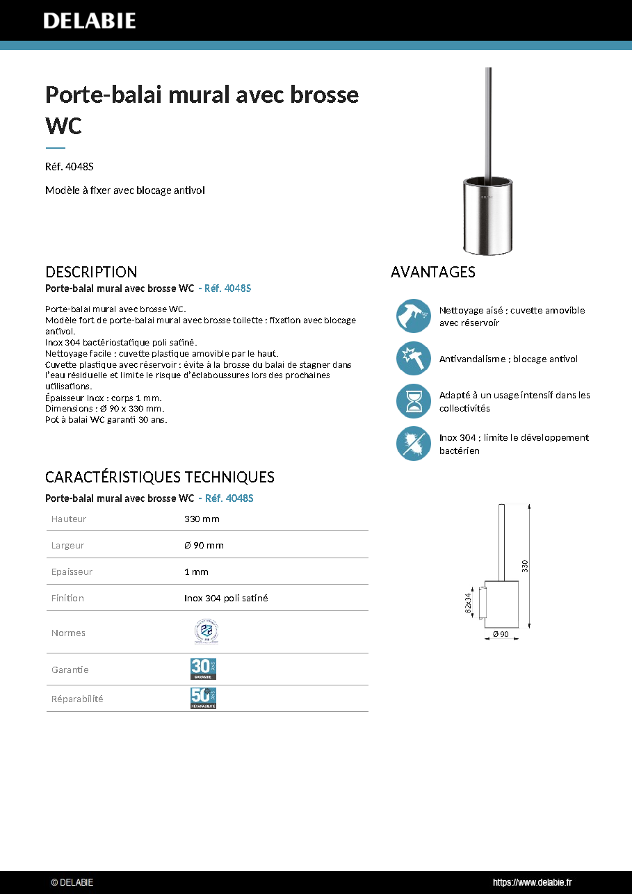 Fiche technique fournisseur