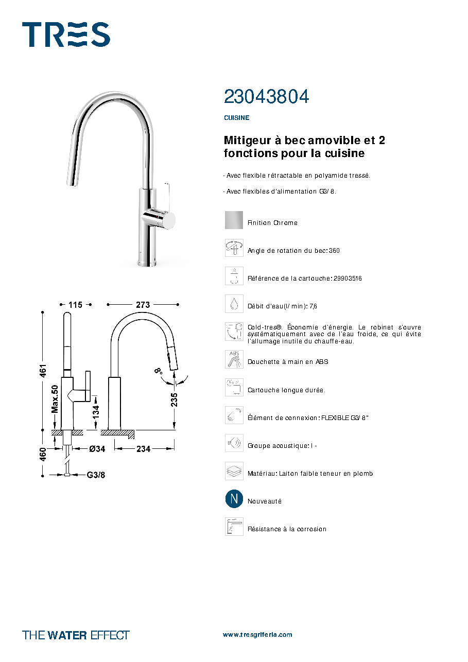 Fiche technique fournisseur