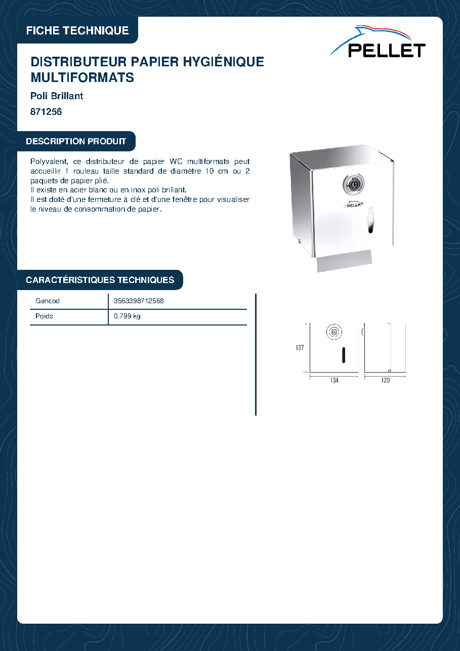Fiche technique fournisseur