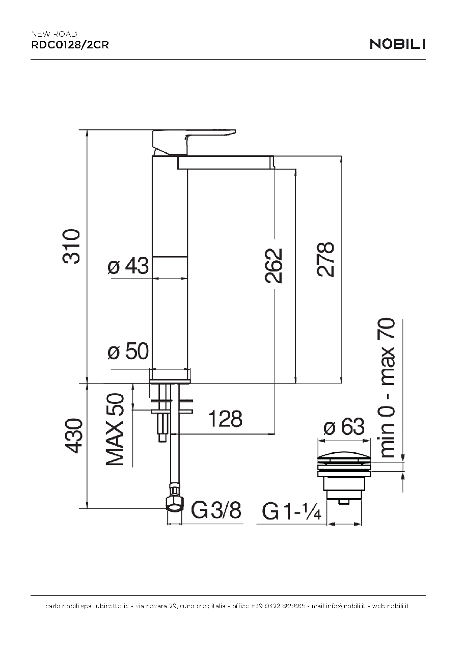 Fiche technique fournisseur