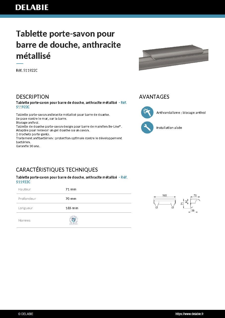 Fiche technique fournisseur