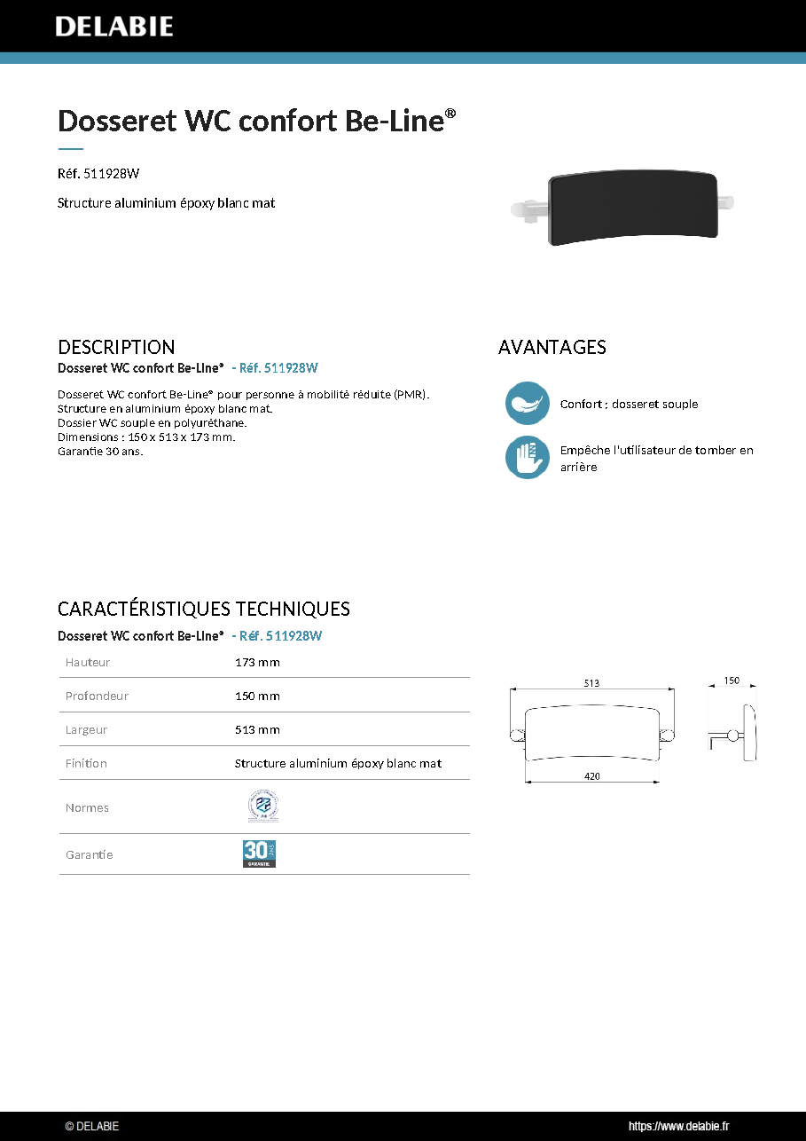 Fiche technique fournisseur