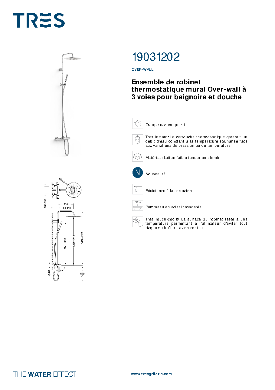 Fiche technique fournisseur