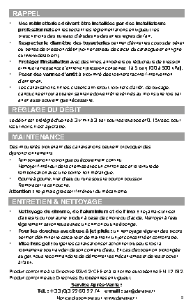 Fiche technique fournisseur