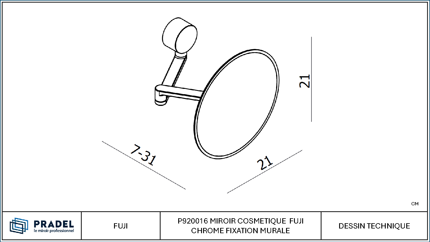 Fiche technique fournisseur