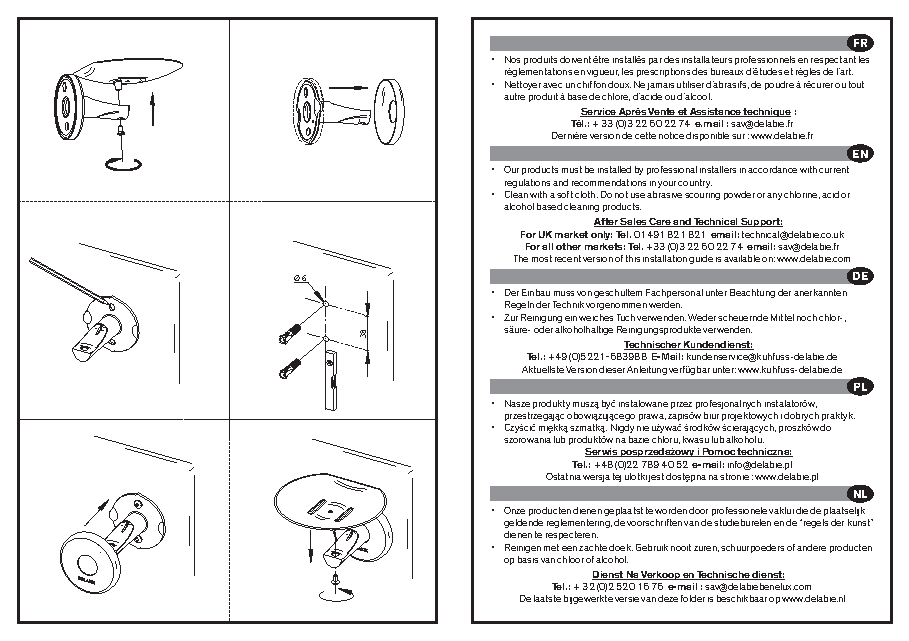 Fiche technique fournisseur