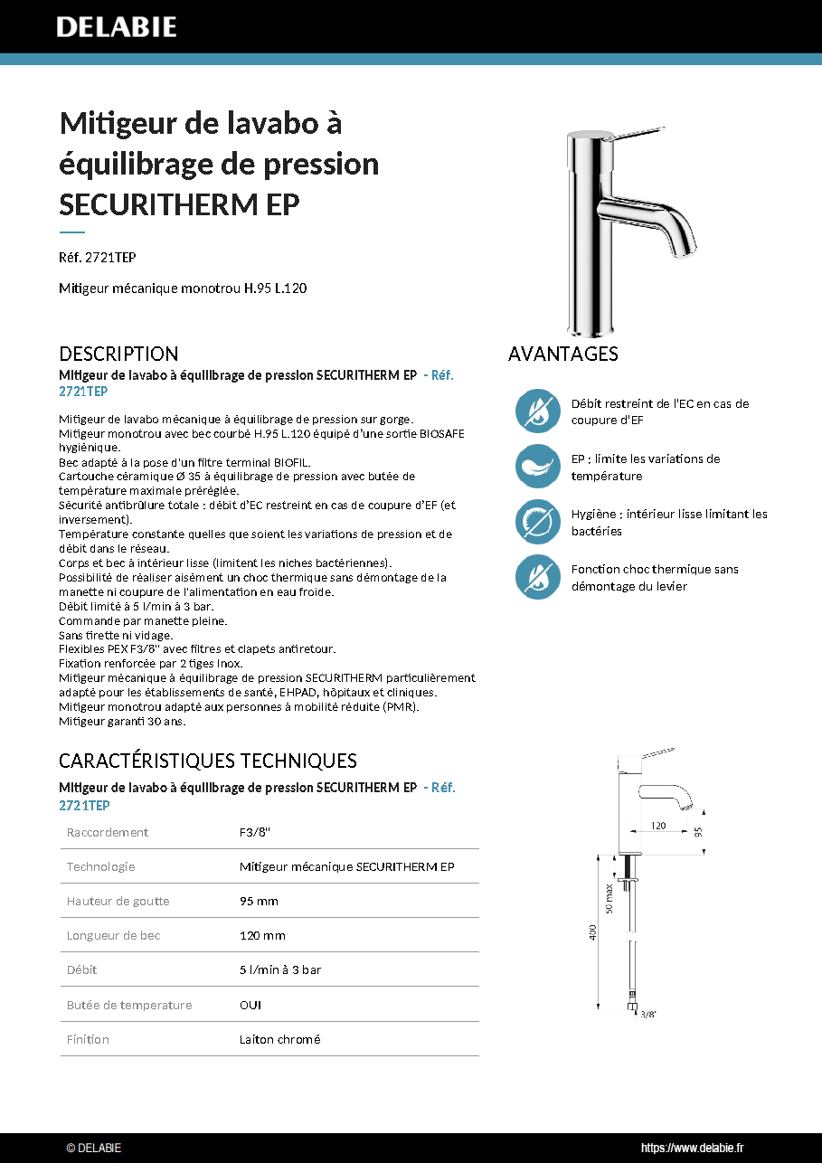 Fiche technique fournisseur