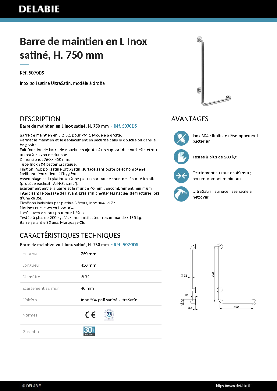 Fiche technique fournisseur