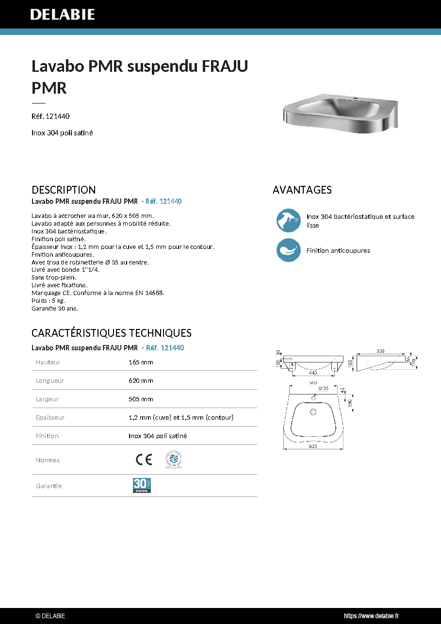 Fiche technique fournisseur