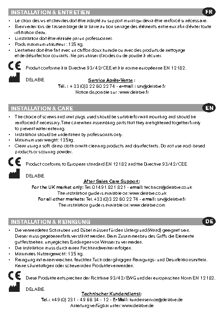 Fiche technique fournisseur