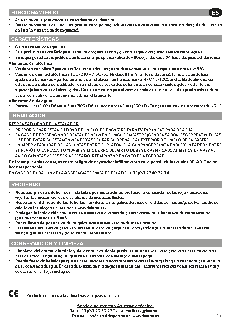 Fiche technique fournisseur