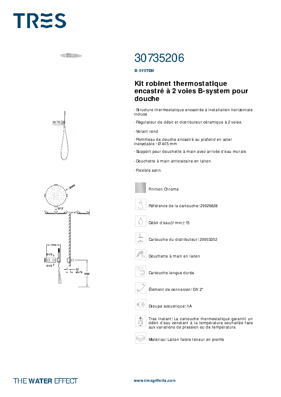 Fiche technique fournisseur