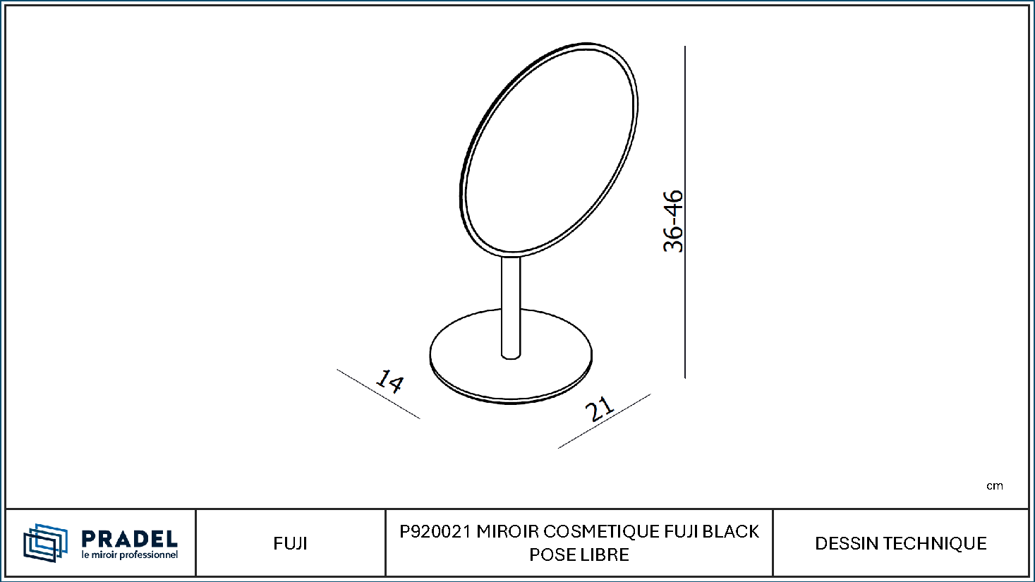 Fiche technique fournisseur