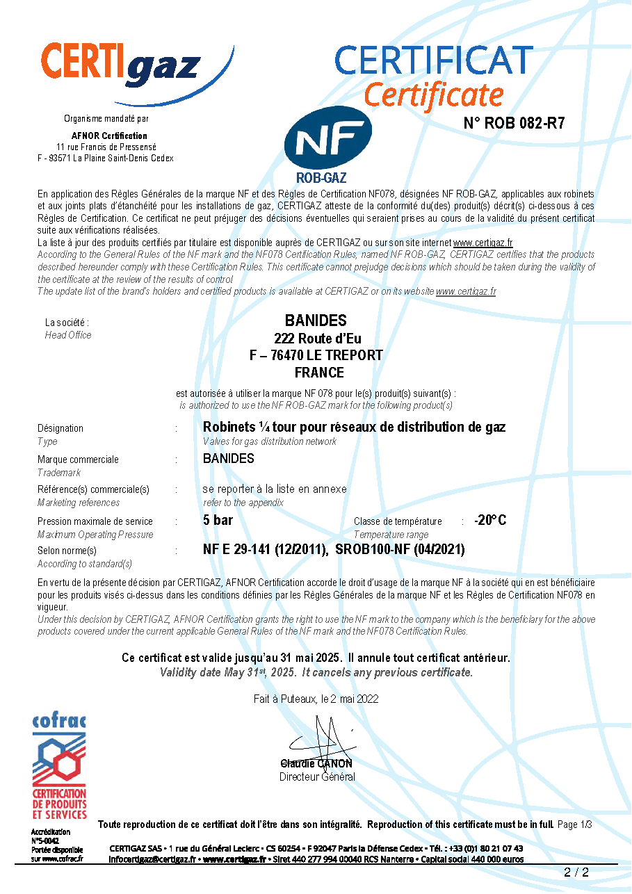 Fiche technique fournisseur