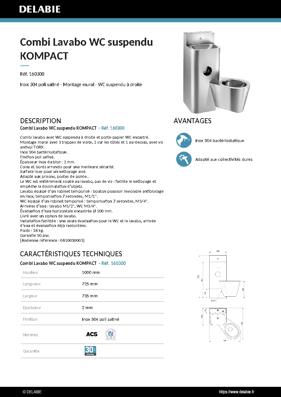 Fiche technique fournisseur