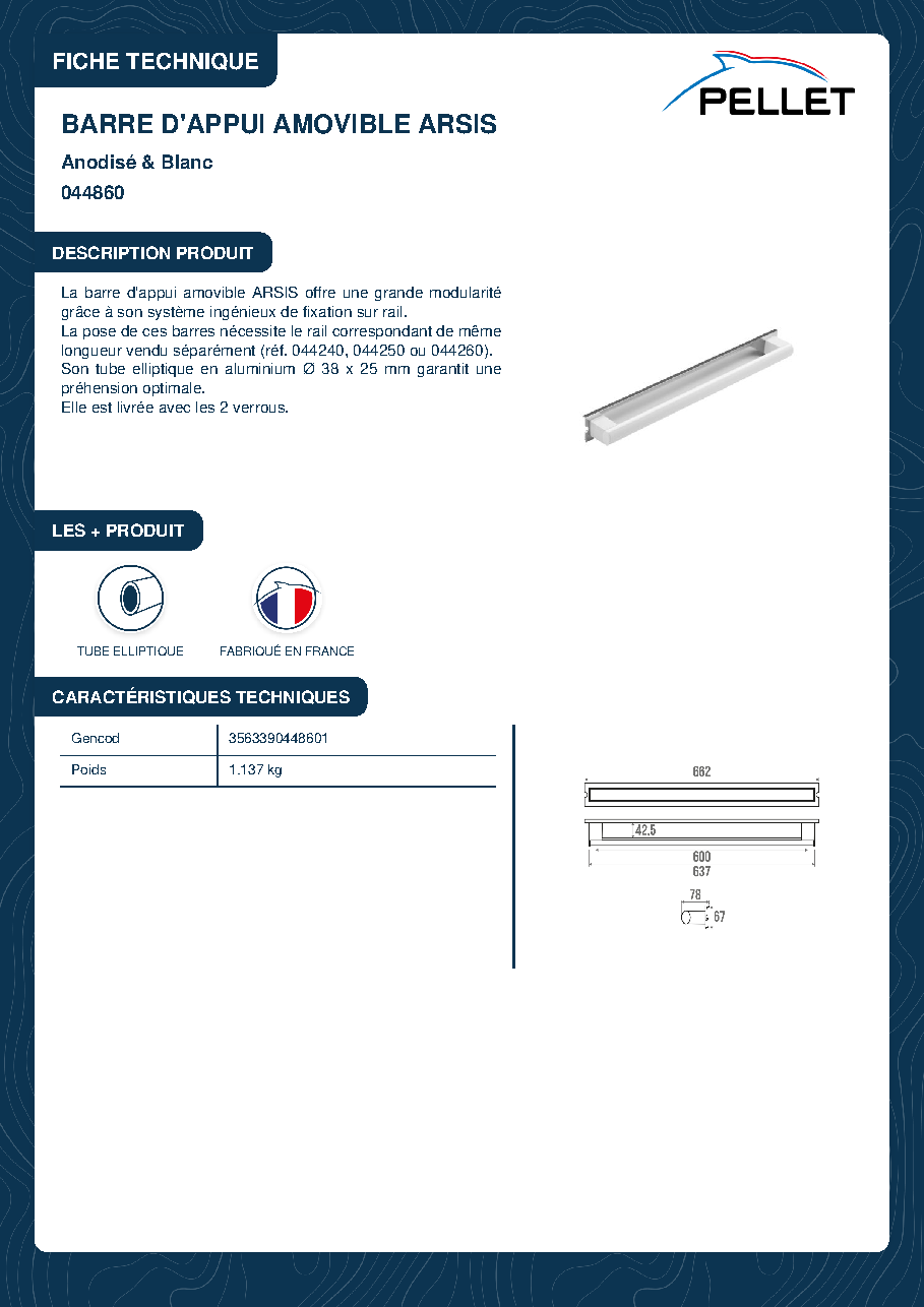 Fiche technique fournisseur