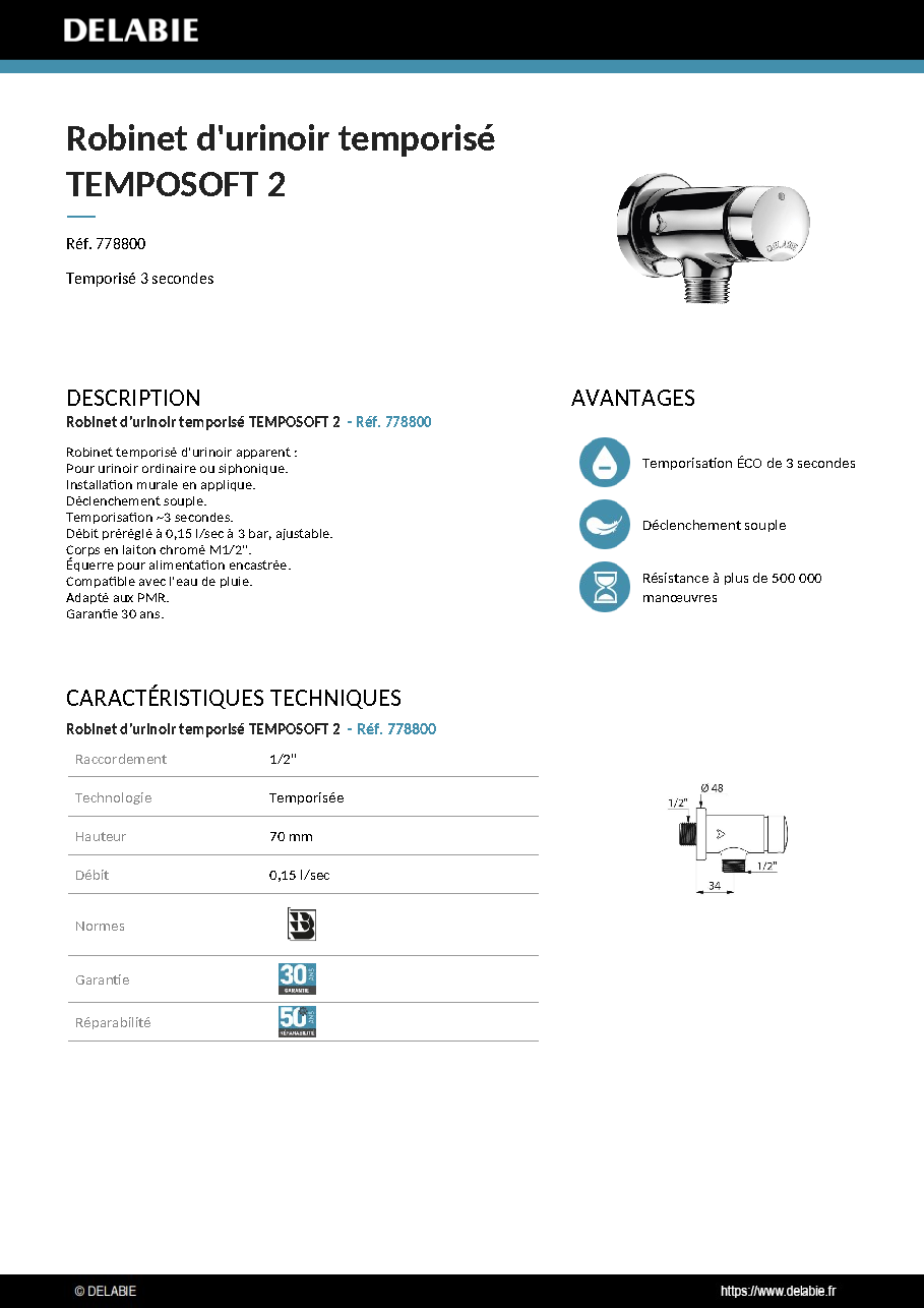 Fiche technique fournisseur
