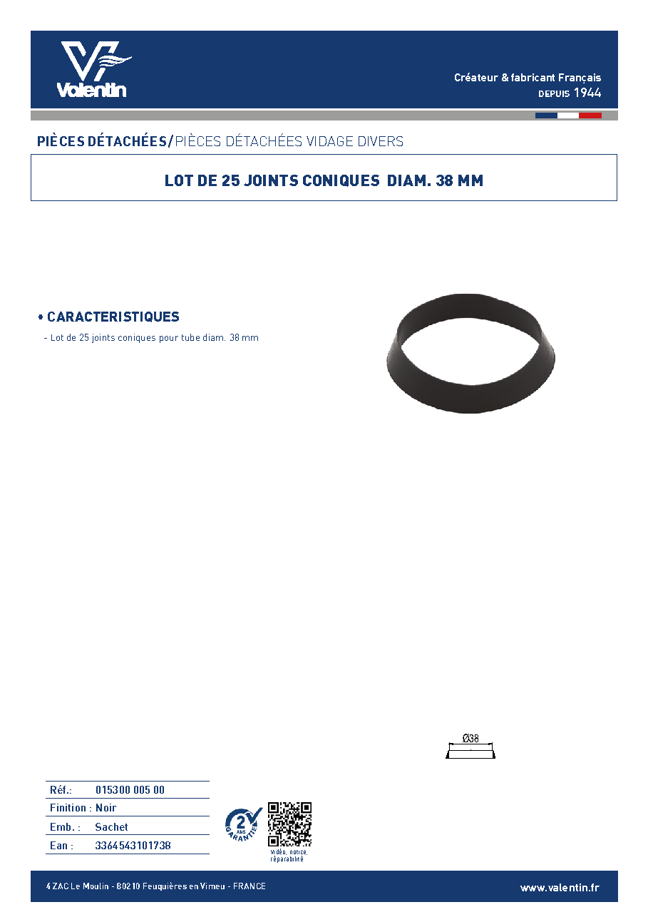 Fiche technique fournisseur