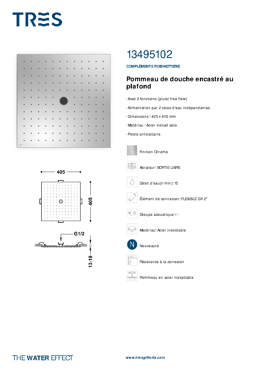 Fiche technique fournisseur