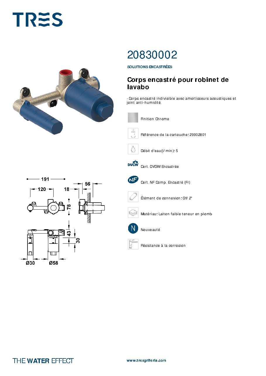 Fiche technique fournisseur