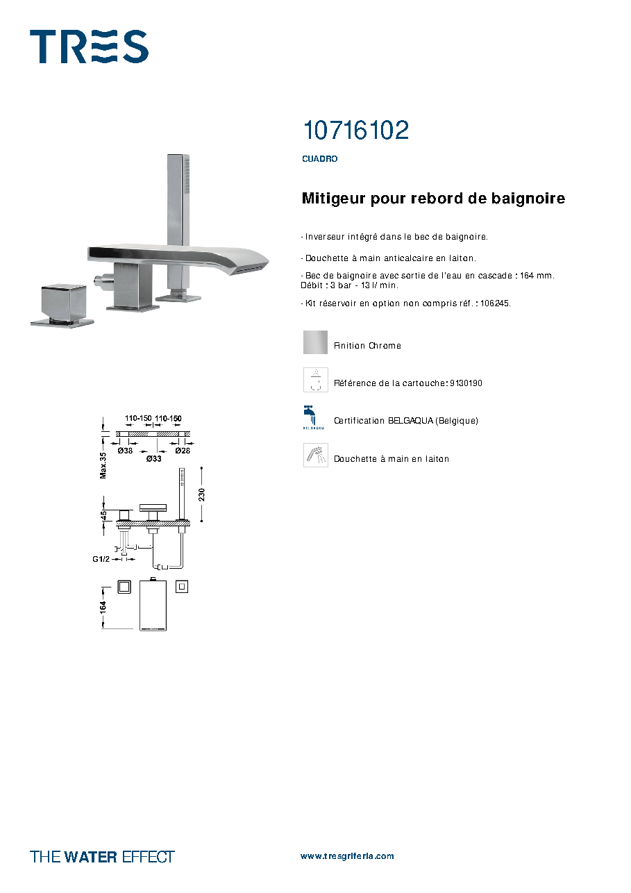 Fiche technique fournisseur