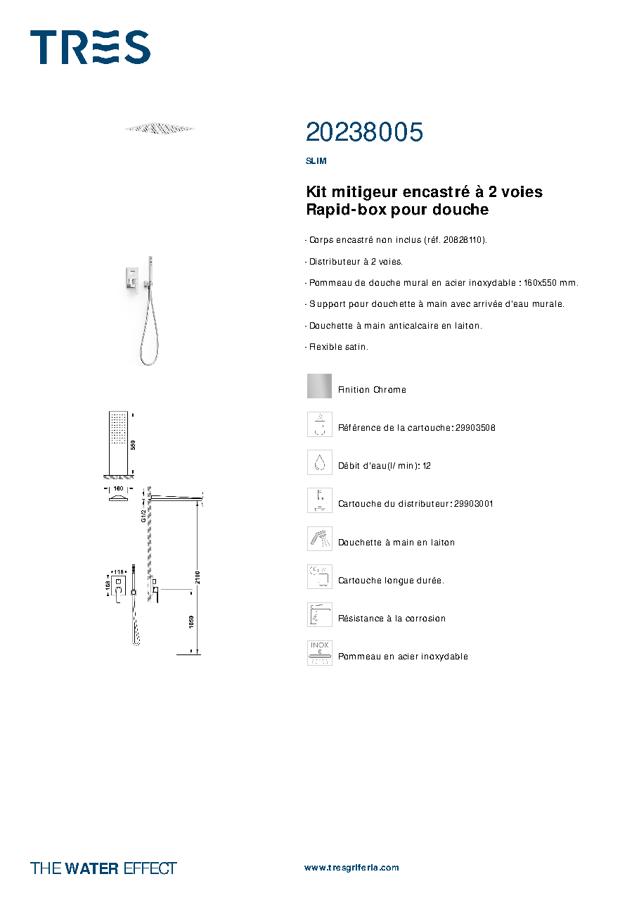 Fiche technique fournisseur