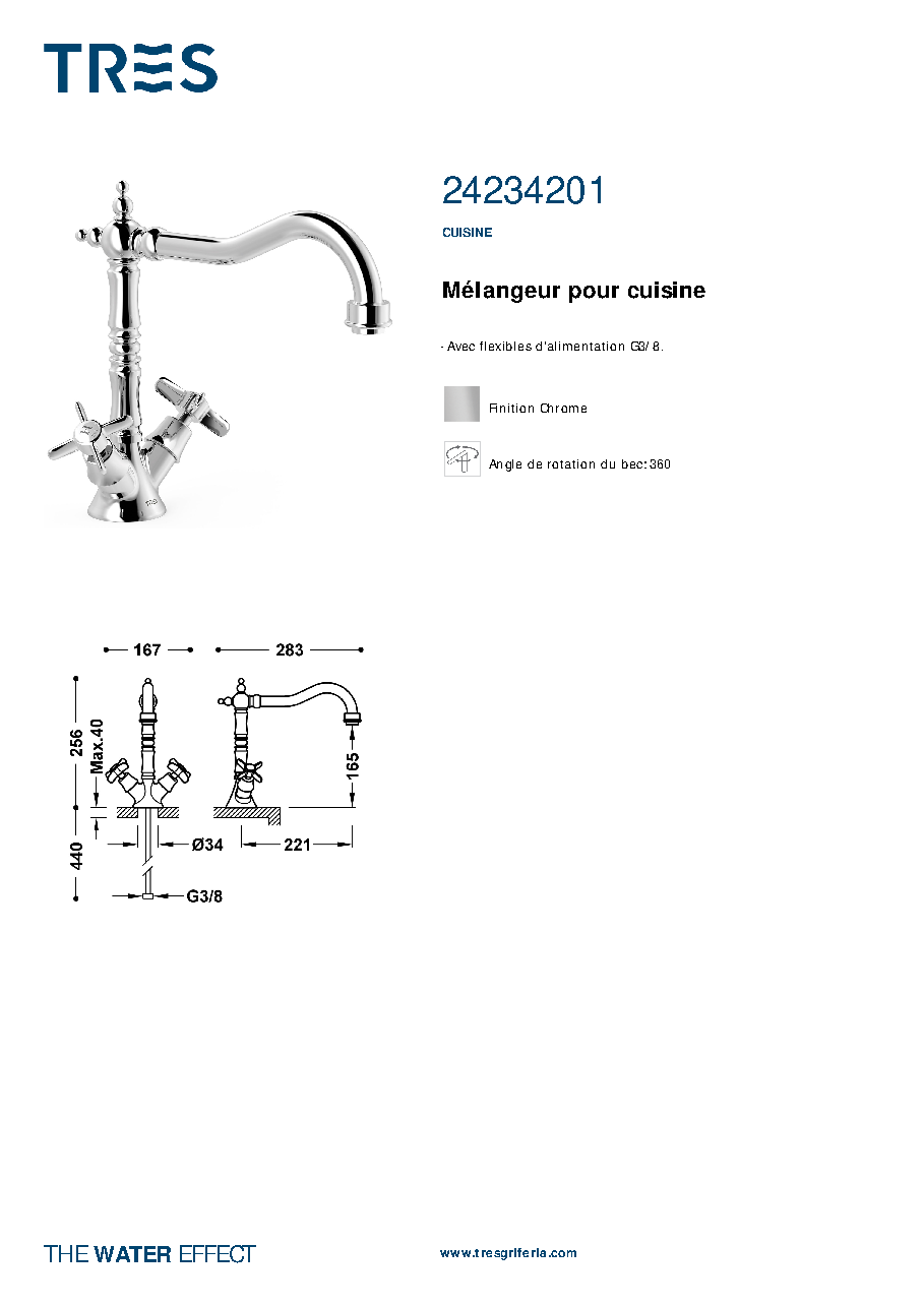 Fiche technique fournisseur