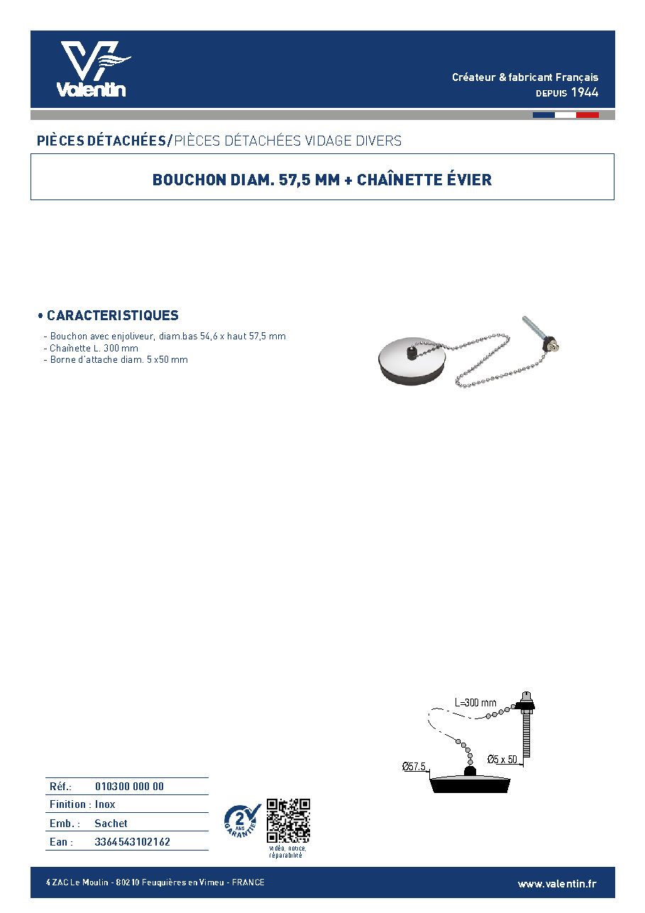 Fiche technique fournisseur