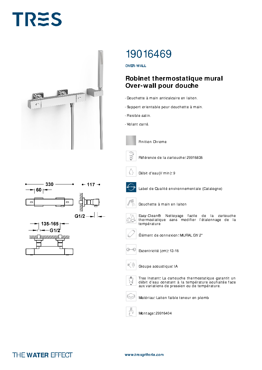 Fiche technique fournisseur