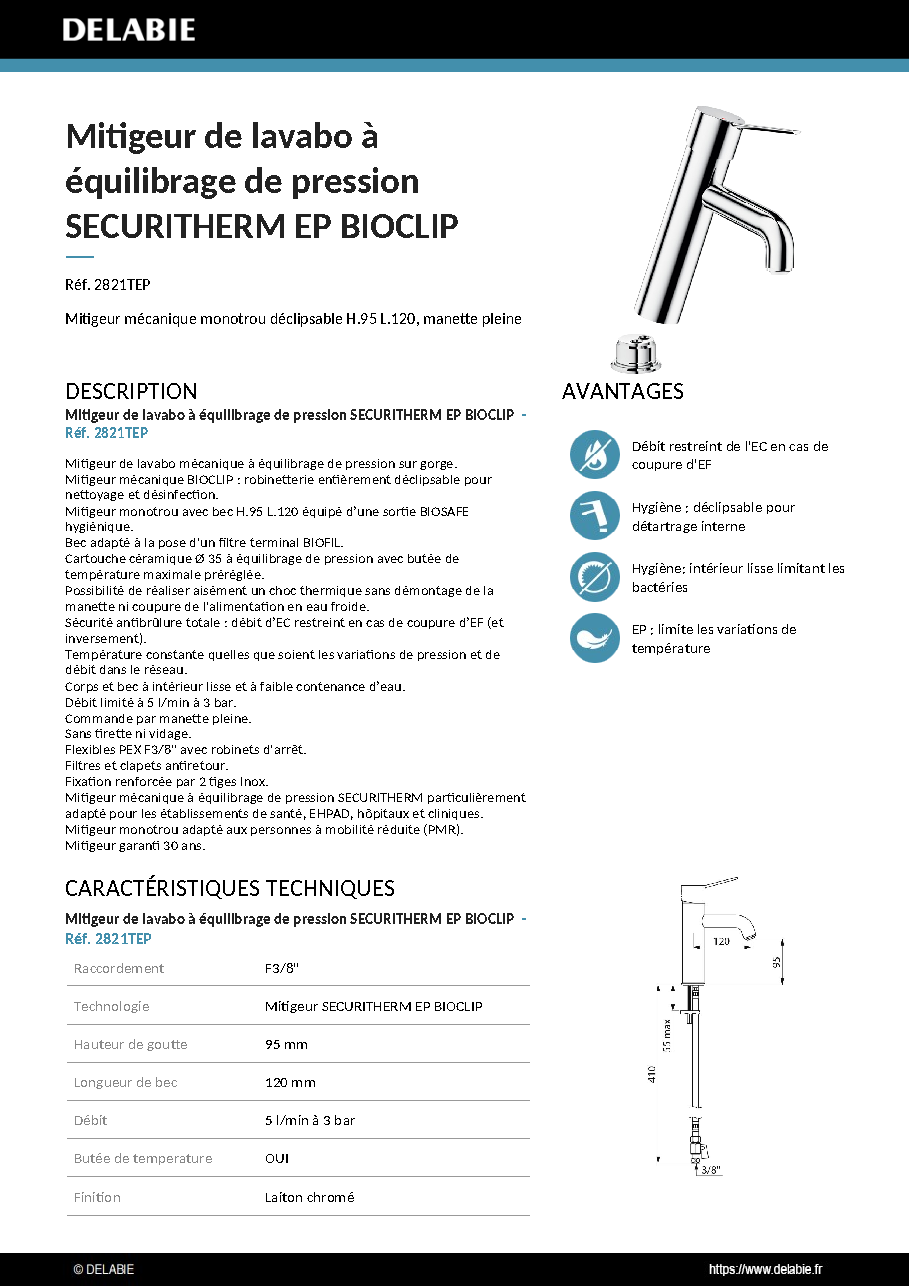 Fiche technique fournisseur