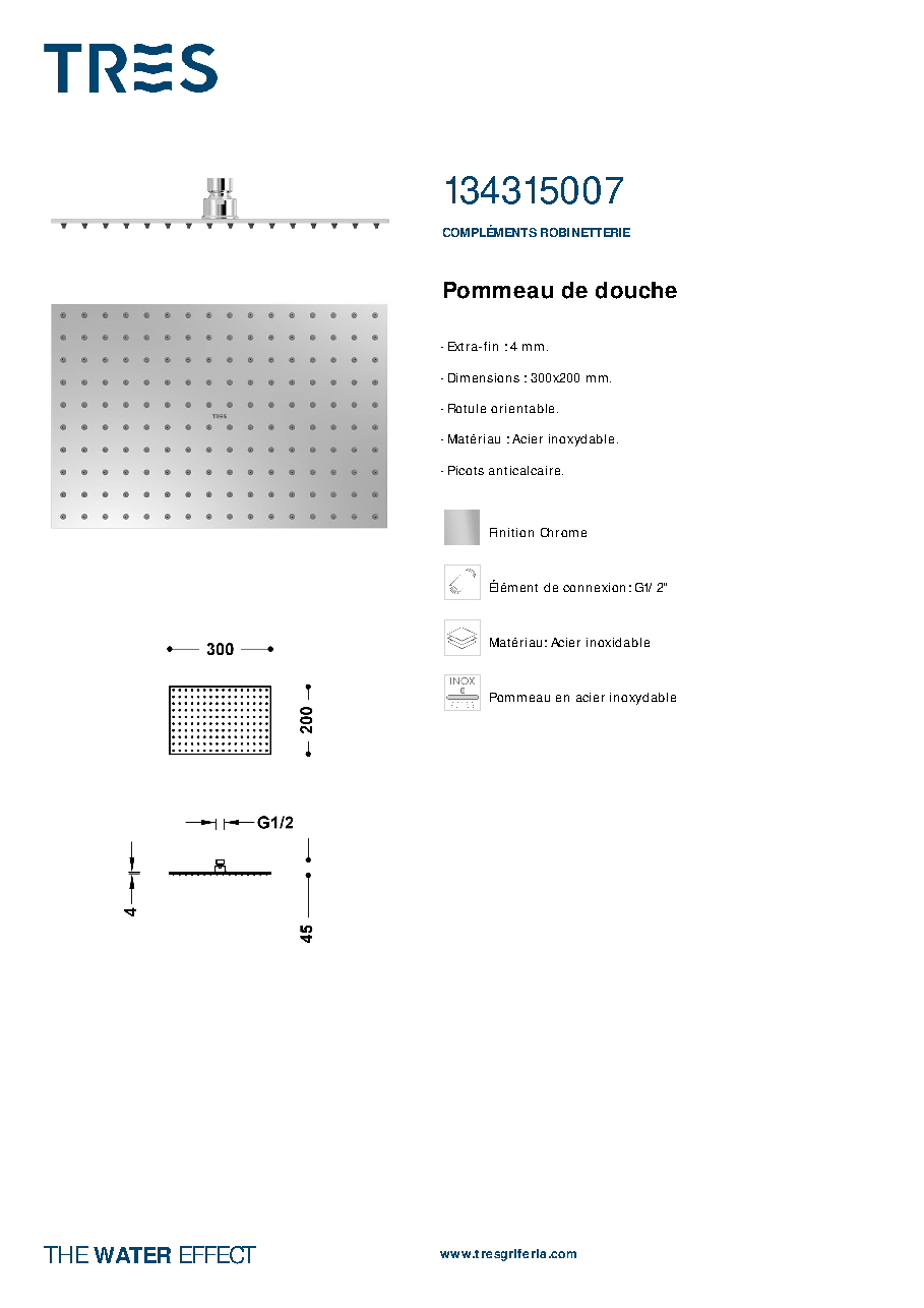 Fiche technique fournisseur