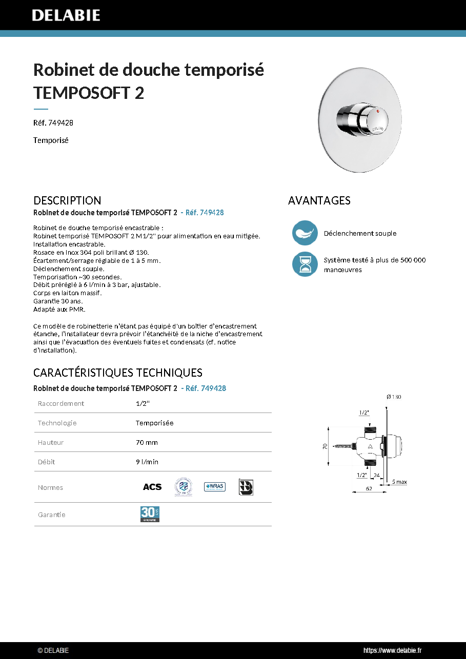 Fiche technique fournisseur