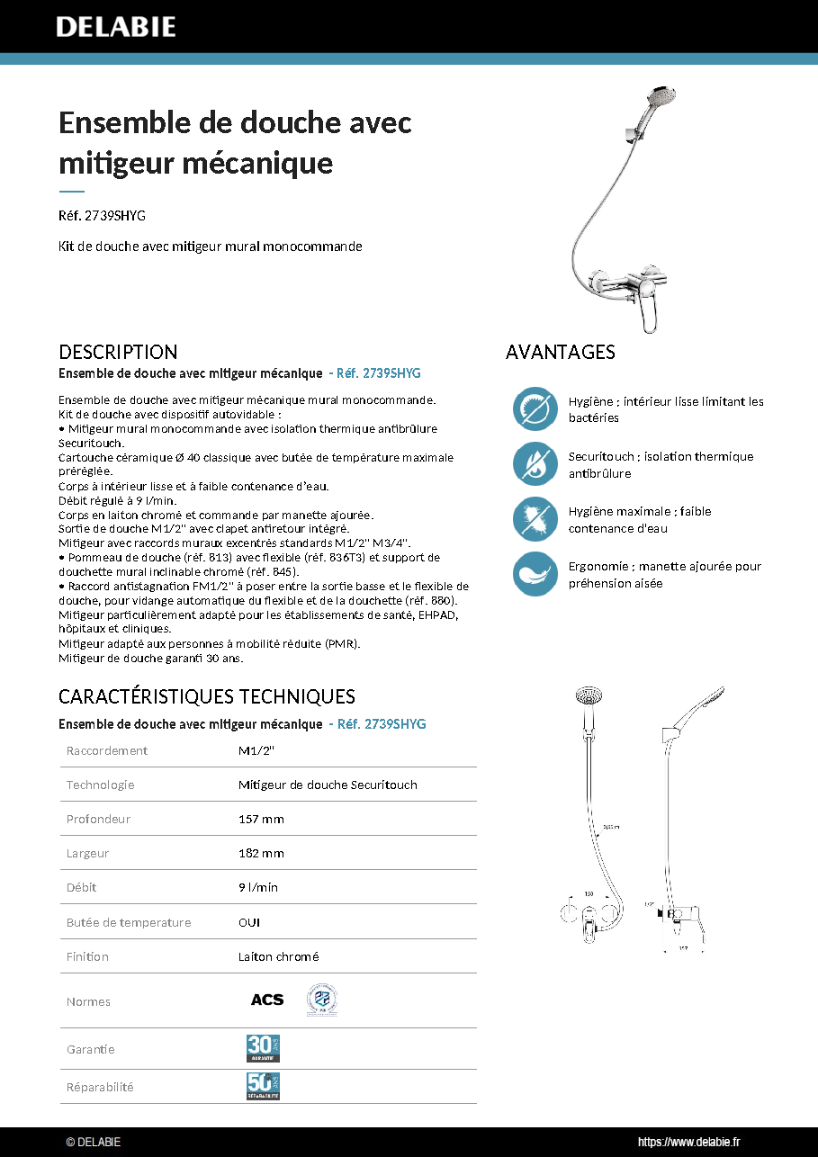 Fiche technique fournisseur