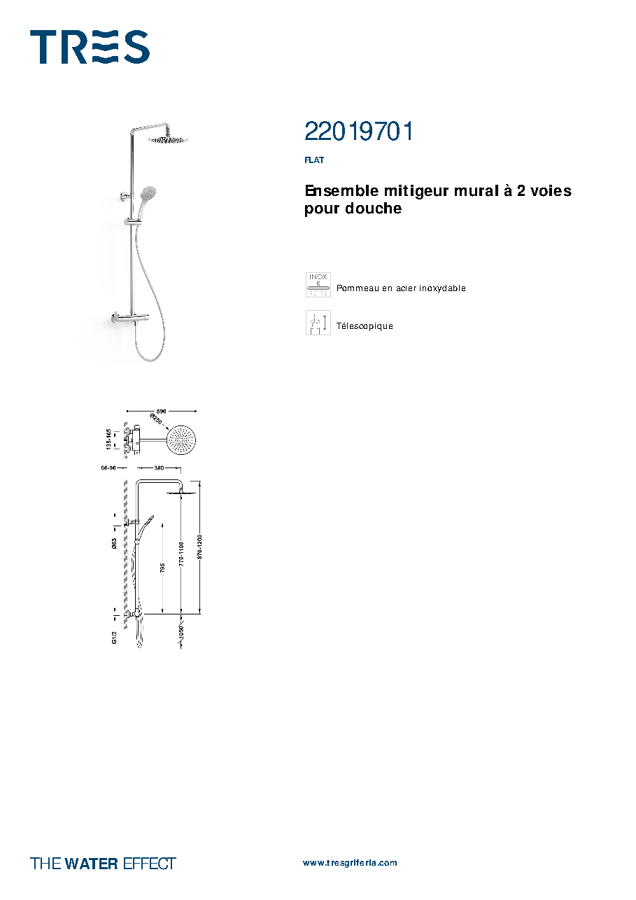 Fiche technique fournisseur