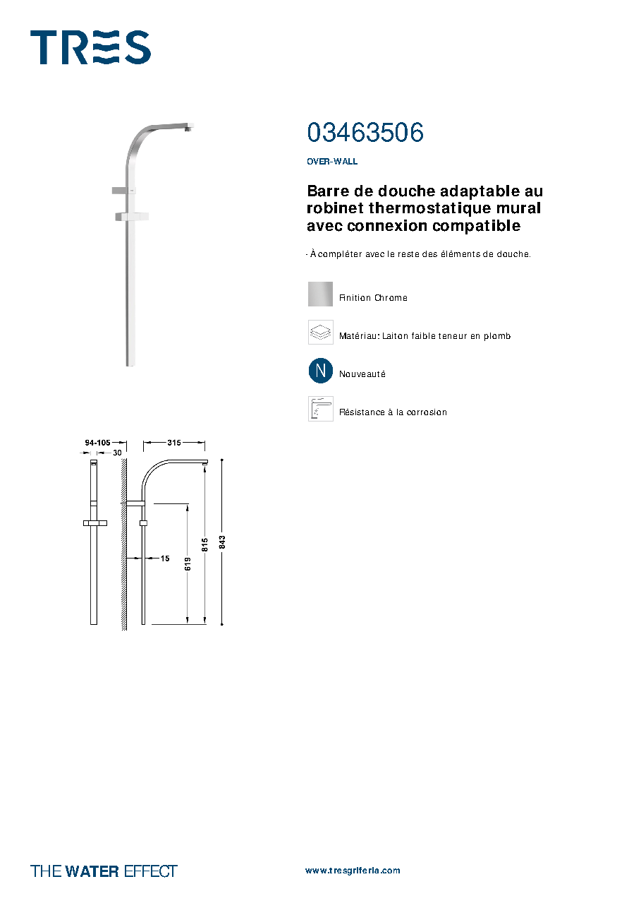 Fiche technique fournisseur
